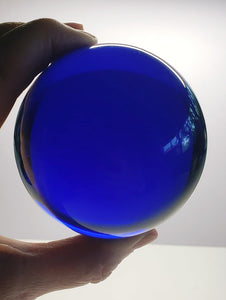 Blue Andara Crystal Sphere 3 inch