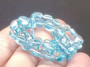 Apatite - Blue Light EO+ oval 16.5inch