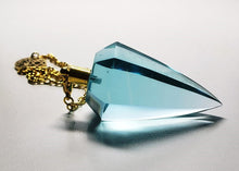 Load image into Gallery viewer, Aqua Blue Andara Crystal Pendulum