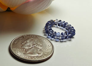 Iolite Gem Healing Ring