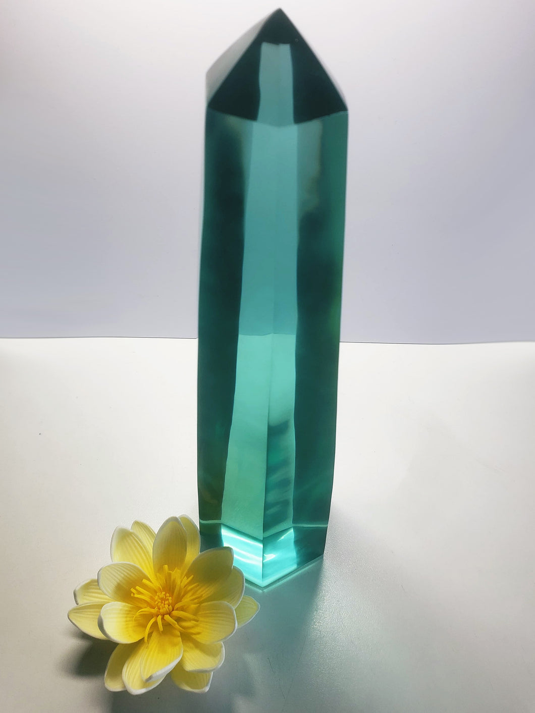 Turquoise Andara Crystal Generator 10.5inch