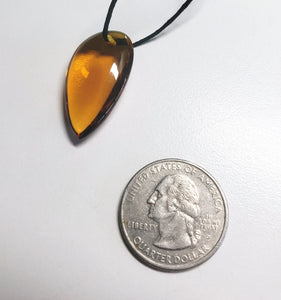 Amber Andara Crystal Simple Wear Pendant D