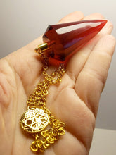 Load image into Gallery viewer, Amber Andara Crystal Pendulum