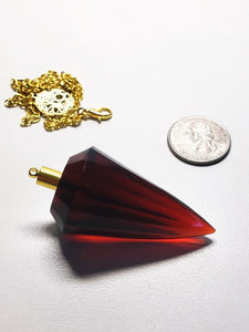 Amber Andara Crystal Pendulum