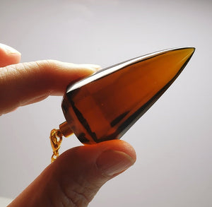 Amber Andara Crystal Pendulum