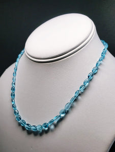 Apatite - Blue Light EO+ oval 16.5inch