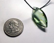 Load image into Gallery viewer, Aqua Blue with Earth Shaman Andara Crystal Simple Wear Pendant A