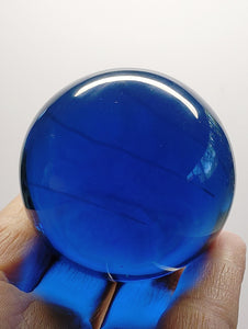 Blue Andara Crystal Sphere 2.0inch