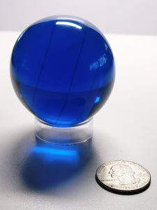 Blue Andara Crystal Sphere 2.0inch