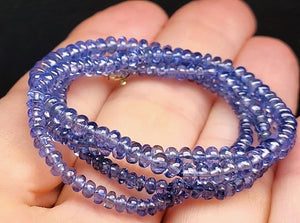 Sapphire - Blue EO+ 2.5-3.5mm 17inch 36.4ct