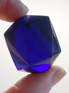 Indigo Andara Crystal Icosahedron 40g