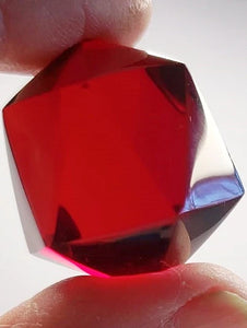 Red - Deep Andara Crystal Icosahedron 39g