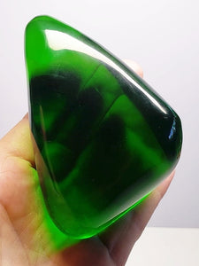 Green - Deep Andara Crystal Hand Piece 350g