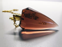 Load image into Gallery viewer, Peach - Deep Andara Crystal Pendulum