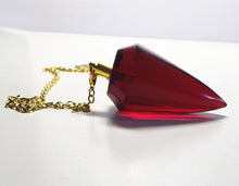 Load image into Gallery viewer, Red - Deep Andara Crystal Pendulum