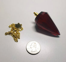 Load image into Gallery viewer, Red - Deep Andara Crystal Pendulum