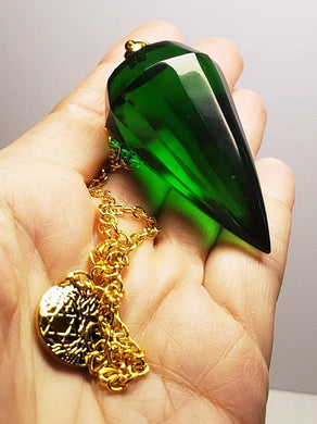 Green Andara Crystal Pendulum