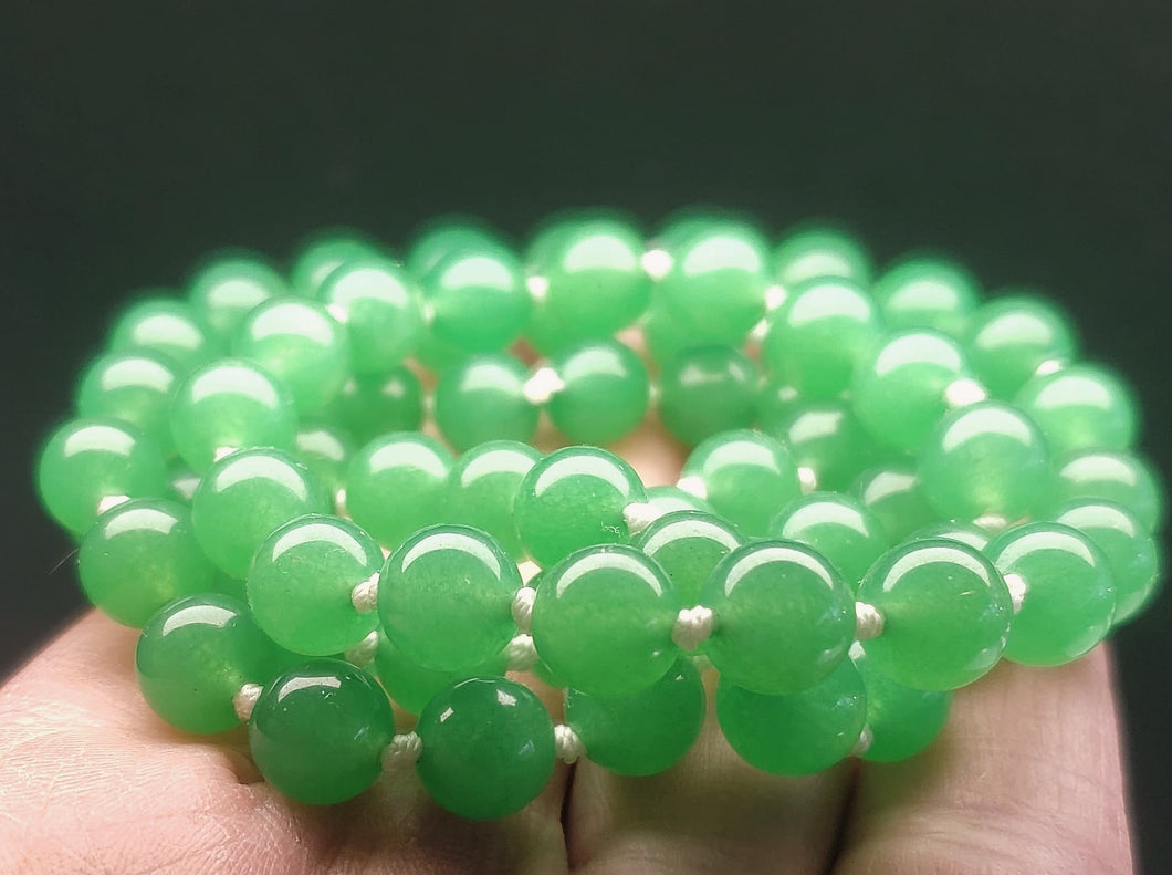 Aventurine - Emerald Green EO++ 8+mm 26inch