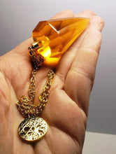 Load image into Gallery viewer, Yellow - Golden Andara Crystal Pendulum