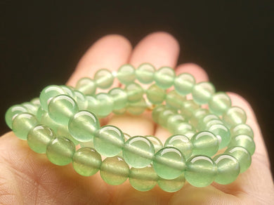 Chalcedony - Green EO+ 6+mm 17.25inch