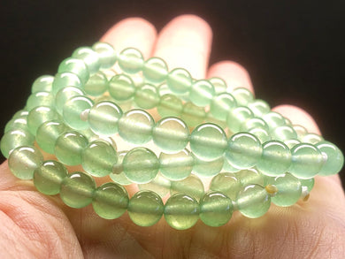 Chalcedony - Green EO+ 6+mm 24inch