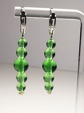 Green Andara Crystal Earrings