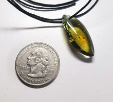 Load image into Gallery viewer, Green with Earth Shaman Andara Crystal Simple Wear Pendant B