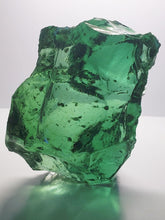 Load image into Gallery viewer, Green with touch Silver Traditional Andara Crystal 606g