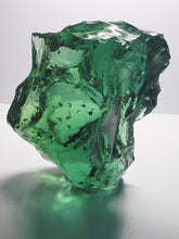 Load image into Gallery viewer, Green with touch Silver Traditional Andara Crystal 606g