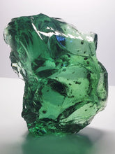 Load image into Gallery viewer, Green with touch Silver Traditional Andara Crystal 606g