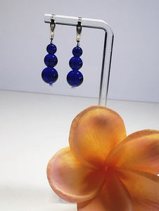 Indigo Andara Crystal Earrings