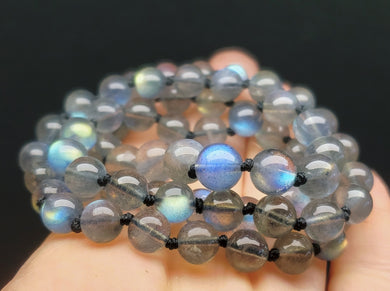 Labradorite EO++ 7.6-8.8mm 26.5inch