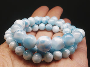 Larimar EO++ 7-12mm 19inch 216.4ct