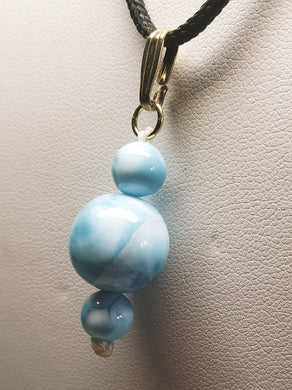 Larimar Therapeutic Pendant 21.5ct