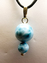 Load image into Gallery viewer, Larimar Therapeutic Pendant 26.8ct*