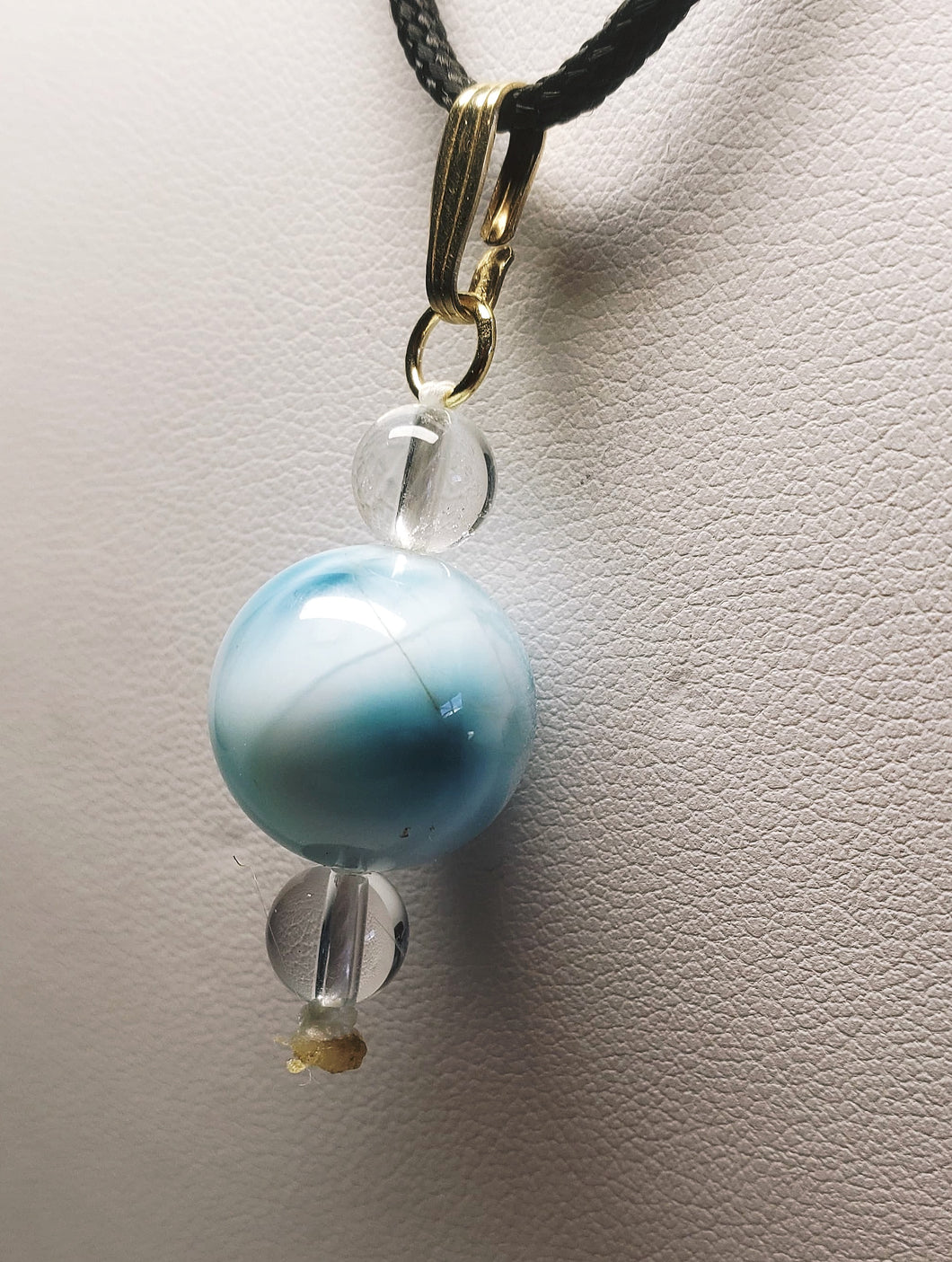 Larimar Therapeutic Pendant 20.2ct