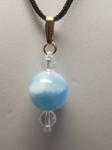 Larimar Therapeutic Pendant 22.8ct