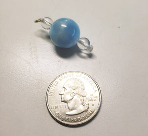 Larimar Therapeutic Pendant 22.8ct