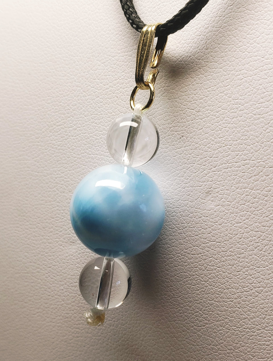 Larimar Therapeutic Pendant 32.3ct