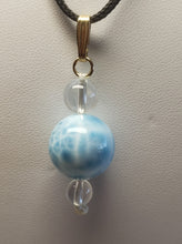 Load image into Gallery viewer, Larimar Therapeutic Pendant 25.9ct