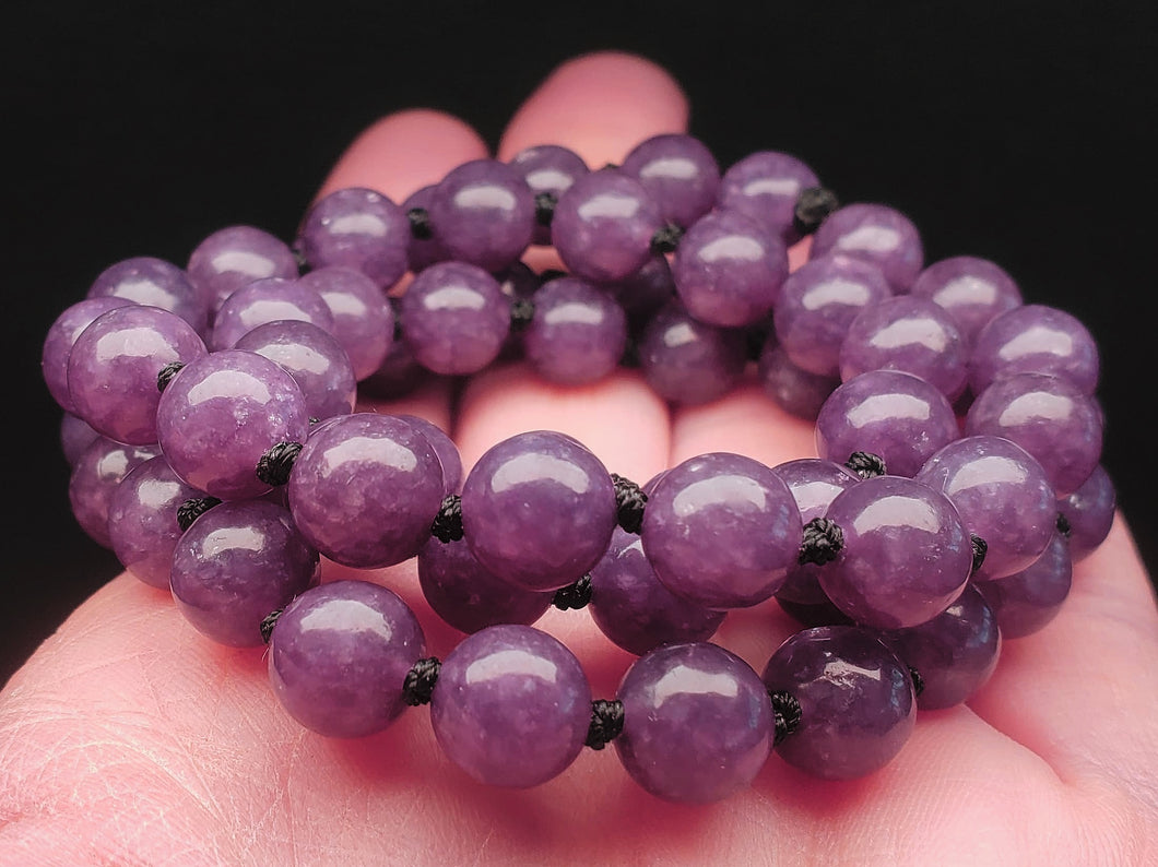 Lepidolite - Purple EO+ 8+mm 25inch