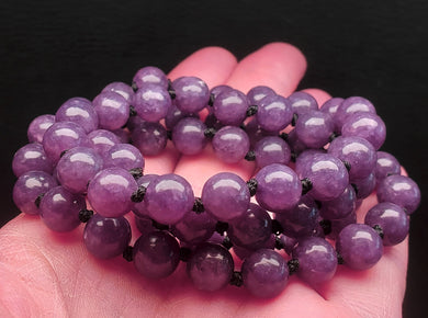 Lepidolite - Purple EO+ 8+mm 27inch