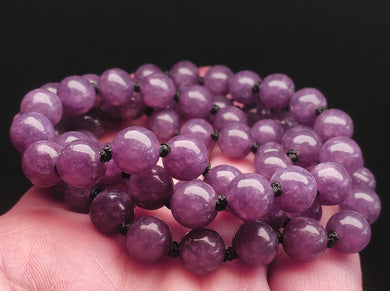 Lepidolite - Purple EO+ 8+mm 27.5inch