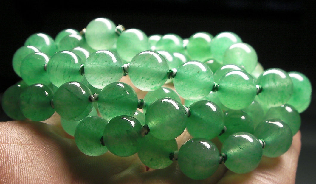 Aventurine - Light Green EO+ 8+mm 25inch