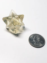 Load image into Gallery viewer, Light Gold Andara Crystal Merkaba 35mm