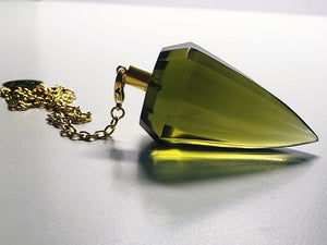 Green - Light Andara Crystal Pendulum