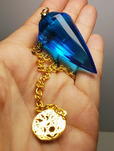 Load image into Gallery viewer, Blue - Medium Bright Andara Crystal Pendulum