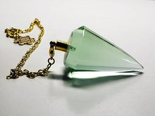 Load image into Gallery viewer, Mint Andara Crystal Pendulum