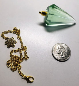 Mint Andara Crystal Pendulum