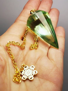 Mint Andara Crystal Pendulum